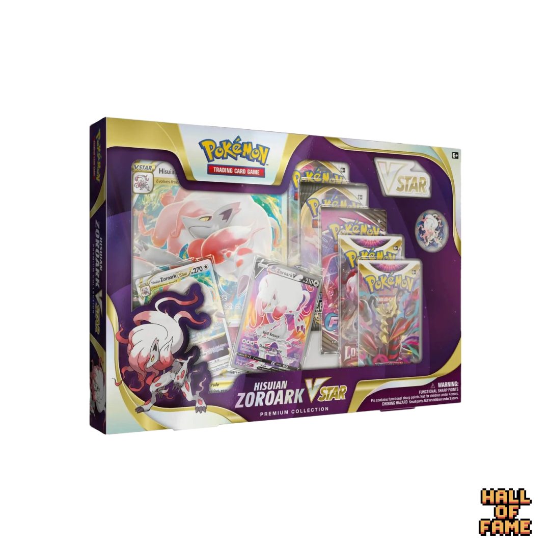 Pokémon TCG: Hisuian Zoroark V Star Premium Collection