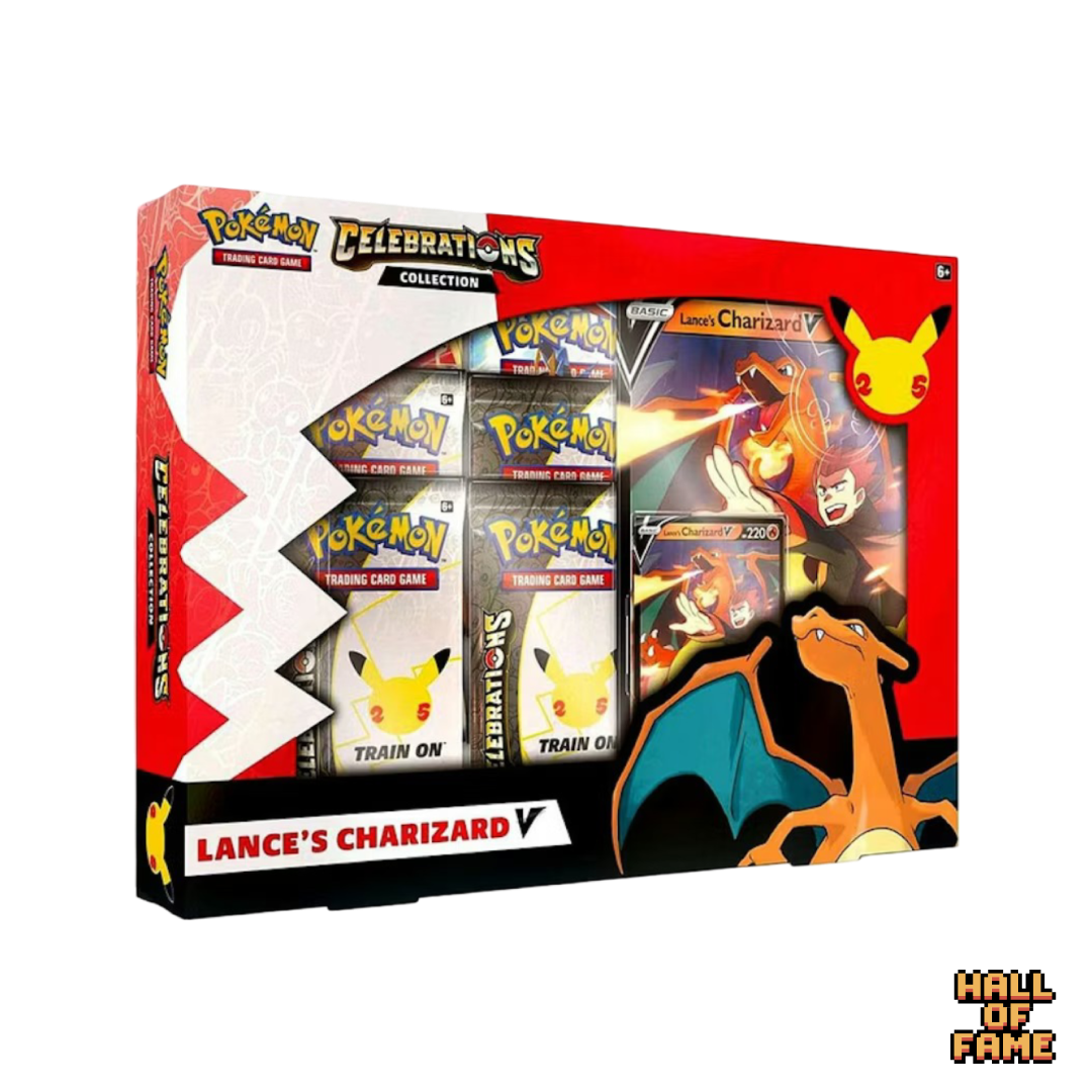 Pokémon TCG: 25th Anniversary Celebrations Lance's Charizard V Box
