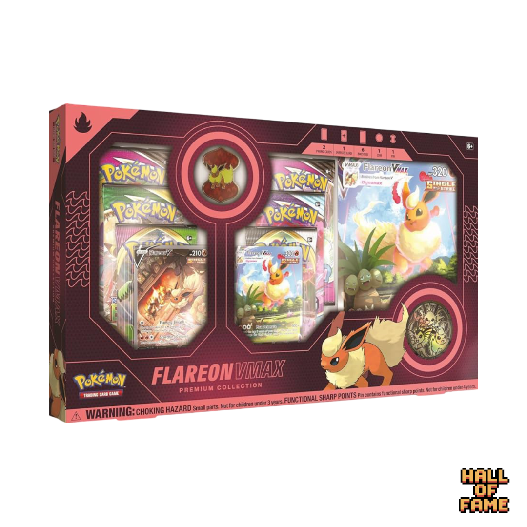 Pokémon TCG: Flareon V Max Premium Collection