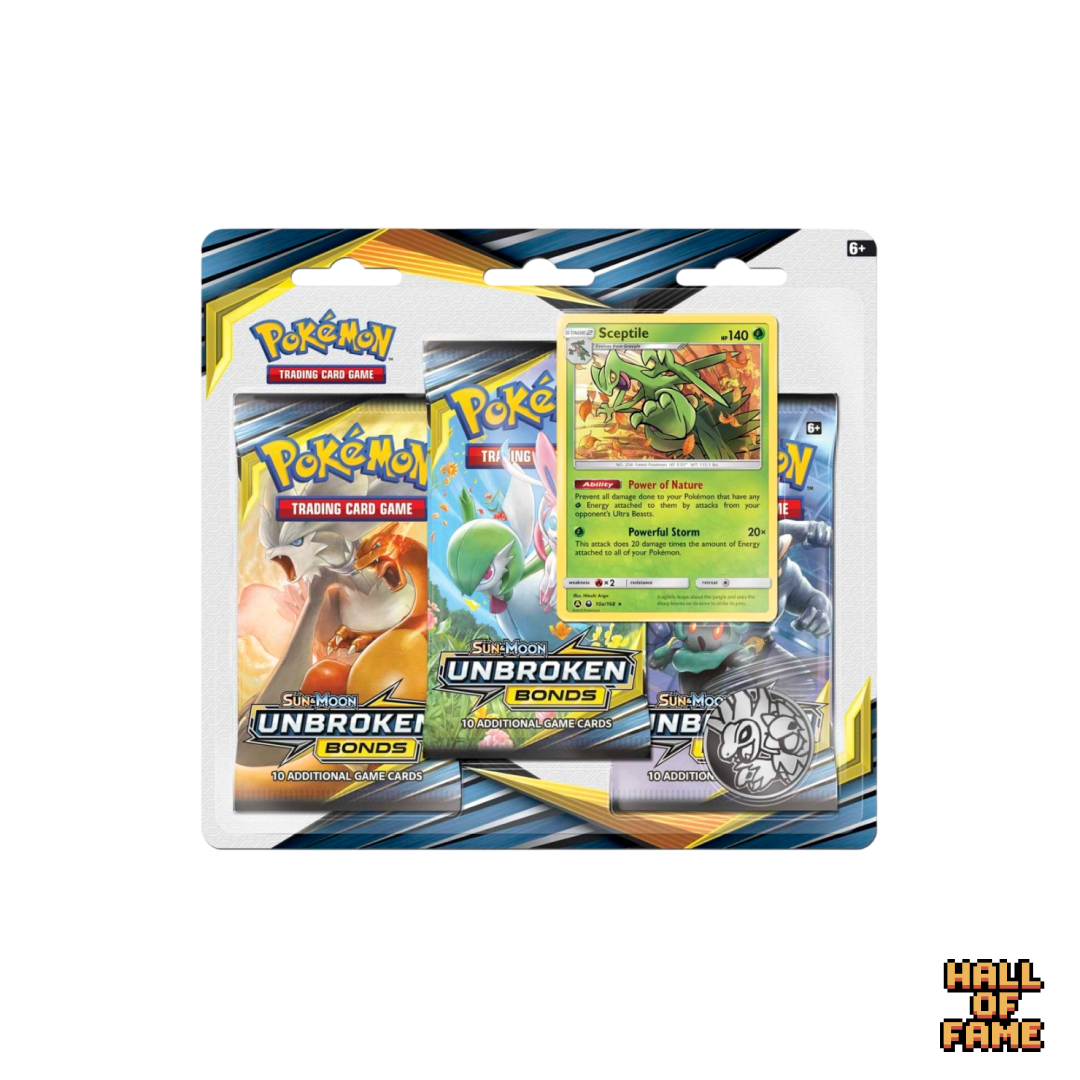 Pokémon TCG: Sun & Moon Unbroken Bonds (SM10) Checklane Blister Pack - Sceptile