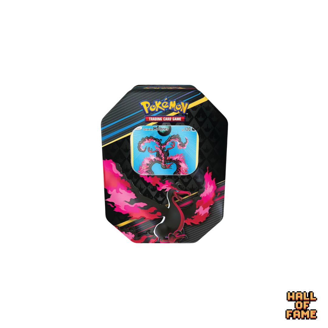 Pokémon TCG: Sword & Shield Crown Zenith (SS12.5) Art Tin (4 packs) - Moltres