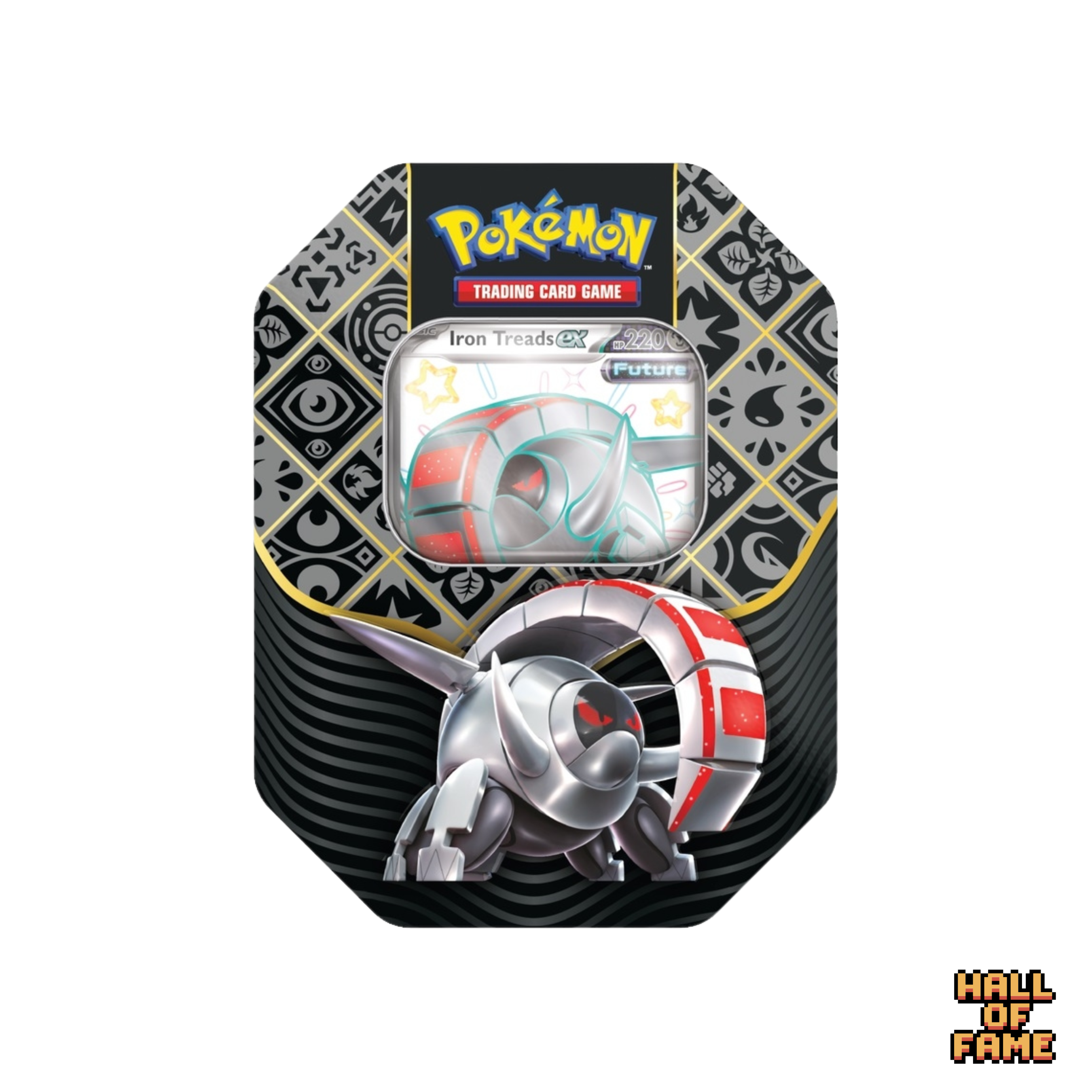 Pokémon TCG: Scarlet & Violet Paldean Fates (SV4.5) Collector Tin Set 4 Booster - Iron Thread