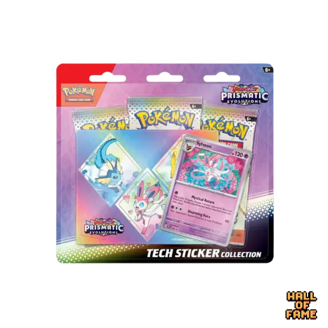 Pokémon TCG: Scarlet & Violet Prismatic Evolutions (SV8.5) Tech Sticker Collection - Sylveon